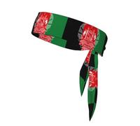 Flag of Afghanistan Sports Head Tie Beach Summer Tropical Tie Sweatband Headband Men Women Elastic Moisture for Running