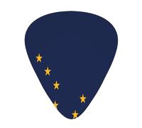 Flag Of Alaska Guitar Picks Plectrums For Guitar Bass 12 Pack
