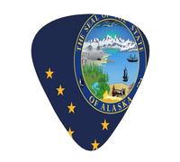 Flag Of Alaska Guitar Picks Plectrums For Guitar Bass 12 Pack