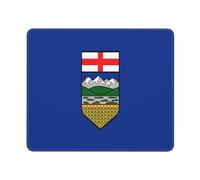 Flag Of Alberta Mousepad Portable Mouse Pad Washable Desk Mat For Computer Pc Laptop 25X30Cm