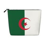 Flag of Algeria Waterproof Large Capacity with Zipper Travel Business Trip Home Multifunctional Makeup Bag Storage Bag Coin Purse