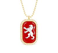 Flag of Andor Custom Photo Necklace Personalized Picture Pendant Memory Jewelry for Women