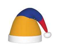 Flag Of Armenia 1 Pack Christmas Hats Plush Santa Hat For Teenagers Christmas Costume Party And Holiday Event