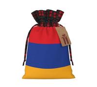 Flag of Armenia Fashionable Print Medium Drawstring Storage Bag Lightweight and Beautiful for Various Festivals
