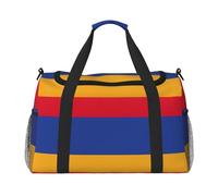 Flag Of Armenia Foldable Travel Duffel Bag Tote Carry On Luggage Bag For Weekend Getaways, For Spontaneous Trips, Black, One Size, Black, One Size