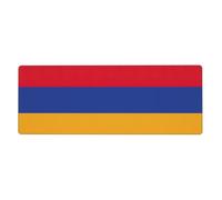Flag of Armenia Gaming Desk Mat, Wide Surface Desk Pad for Keyboard, Mouse and Improved Gaming Stability