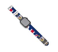 Flag of Australia Australian Coat of Arms Silicone Watch Bands Straps | for Men Women Compatible with iWatch Series 10 9 Ultra Quick Release Soft