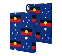 Flag of Australia with Aboriginal Cute Tablet Case Unisex Slim Hard Protective Cover Compatible with iPad 9th/ 8th/ 7th
