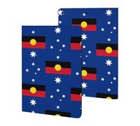 Flag of Australia with Aboriginal Cute Tablet Case Unisex Slim Hard Protective Cover Compatible with iPad 9th/ 8th/ 7th