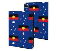 Flag of Australia with Aboriginal Cute Tablet Case Unisex Slim Hard Protective Cover Compatible with iPad 9th/ 8th/ 7th