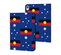 Flag of Australia with Aboriginal Cute Tablet Case Unisex Slim Hard Protective Cover Compatible with iPad 9th/ 8th/ 7th