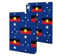 Flag of Australia with Aboriginal Cute Tablet Case Unisex Slim Hard Protective Cover Compatible with iPad 9th/ 8th/ 7th
