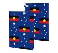 Flag of Australia with Aboriginal Cute Tablet Case Unisex Slim Hard Protective Cover Compatible with iPad 9th/ 8th/ 7th