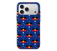 Flag of Australia with Aboriginal Printed Phone Case Unisex Cute Trendy Cellphone Protective Cover Compatible with iPhone 17/17 Pro/17 Pro Max/17 Air