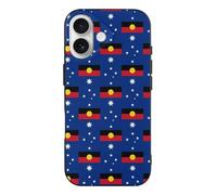 Flag of Australia with Aboriginal Printed Phone Case Unisex Cute Trendy Cellphone Protective Cover Compatible with iPhone 17/17 Pro/17 Pro Max/17 Air