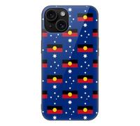 Flag of Australia with Aboriginal Printed Phone Case Unisex Cute Trendy Glass Cellphone Protective Cover Compatible with iPhone 15/15 Pro/15 Pro Max/15 Plus