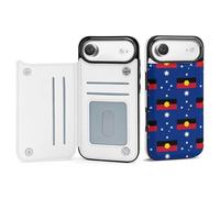 Flag of Australia with Aboriginal Printed Wallet Phone Case Unisex Trendy Cellphone Protective Cover Compatible with iPhone 17/17 Pro/17 Pro Max/17 Air