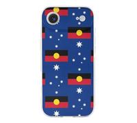 Flag of Australia with Aboriginal Protective TPU Phone Case Soft Cover Cases Compatible with iPhone 17/17 Air/17 Pro/17 Pro Max