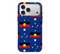 Flag of Australia with Aboriginal Protective TPU Phone Case Soft Cover Cases Compatible with iPhone 17/17 Air/17 Pro/17 Pro Max