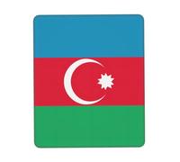 Flag of Azerbaijan Anti-wear Stitching, Textured Waterproof Computer Mouse pad with Anti-Slip Rubber Base, Suitable for laptops, Office and Home Gaming Mouse Pads. 8.3 x 10.3 in