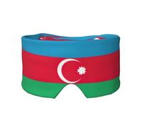 Flag of Azerbaijan Print Eye and Ear Muffs Blackout Sleeping Noise Blocking Ear for Adults Kids Men Women