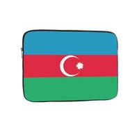 Flag of Azerbaijan Printed 13 inch Laptop Bag - Shockproof Portable Laptop Inner Pocket for Business, Travel, School, Office