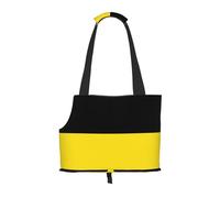 Flag of Baden-Württemberg Dog and Cat Sling Carrier - Pet Carry Bag, Suitable for Puppy, Small Cats Outdoor, Black,