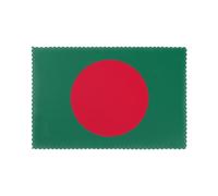 Flag of Bangladesh 6-Piece Printed Placemat Set | 12x18-Inch Insulated Tabletops | Ideal Home Decor to Elevate Everyday Dining
