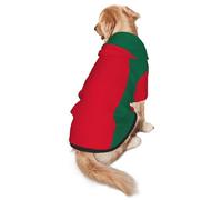 Flag of Bangladesh Dog Hoodie â€“ Soft & Breathable Polyester Pet Clothes for Medium, and Large Dogs