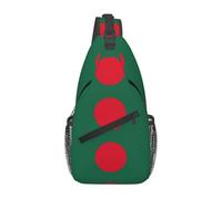 Flag of Bangladesh It is a casual crossbody bag for men with high storage capacity and a patch pocket on each side.