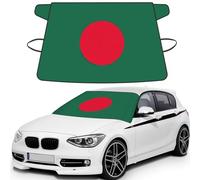 Flag Of Bangladesh Print Windshield Cover, Durable 600d Oxford Waterproof Winter Windshield Protector