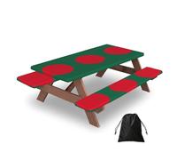 Flag of Bangladesh Rectangular water-repellent picnic tablecloths, outdoor camping, picnic, BBQ