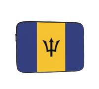 Flag of Barbados Laptop Sleeve, 15 inch Laptop Bag, Suitable for Business Casual or School Laptop Carrying Bag
