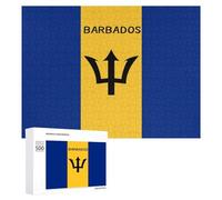 Flag of Barbados Puzzles Customized Challenging Gifts for Adults 300/500/1000 Piece