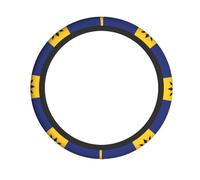 Flag Of Barbados Steering Wheel Cover New Car Decoration Car Accessories Cloth Steering Wheel Cover Car Truck Steering Wheel Cover 15 In