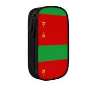 Flag of Belarus Print Practical Pencil Case Multi-Compartment Office Travel School Art Daily Supplies