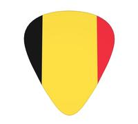 Flag of Belgium 12 guitar picks per pack, available in 3 different thicknesses, suitable for electric guitars, ukuleles, etc.