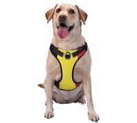 Flag Of Belgium Dog Harness For Small, Medium, And Large Dogs – Reflective Straps, Adjustable Fit With Quick-Release Buckles
