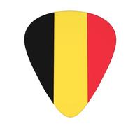 Flag of Belgium Guitar picks, 12-pack of wear-resistant guitar picks for guitar, bass, electric guitar, ukulele, thin, medium and heavy