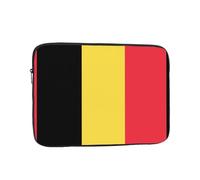 Flag Of Belgium Laptop Inner Bag Laptop Sleeve Case Briefcase Carrying Laptop Cover, Black, 25.40 cm