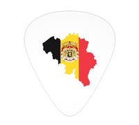 Flag Of Belgium Map Guitar Picks Plectrums For Guitar Bass 12 Pack