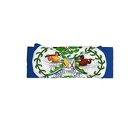 Flag of Belize Baby Bow Headband-Soft Stretchy for 0-6 Months