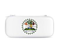 Flag of Belize Printed Slim Carrying Case for Switch Hard Portable Protective Cover for Game Card