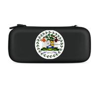 Flag of Belize Printed Slim Carrying Case for Switch Hard Portable Protective Cover for Game Card