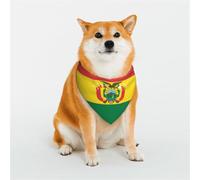 Flag of Bolivia Dog Bandana for Small Medium Large Dogs, Cat Dogs Kerchief Triangle Bibs Scarf for Girl Or Boy