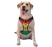 Flag of Bolivia Dog Harness for Small, Medium, and Large Dogs-Adjustable, Breathable Dog Vest with Quick Release Buckles