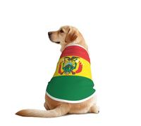 Flag of Bolivia Dog Shirt for Large & Medium Dogs - Mesh Breathable Pet T-Shirts, Perfect for Daily Wear and Special Occasions
