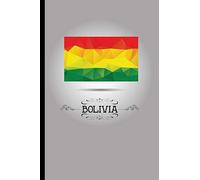 Flag of Bolivia Journal: 6 x 9” - Notebook, Diary, Doodle, Write, Notes, Sketch Pad, Blank Book