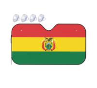 Flag of Bolivia Medium Car Windshield Sunshade - Quick Cooling in The car in Summer, Portable Storage Sunshade