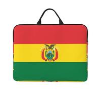 Flag of Bolivia Print 14in Laptop Case Sleeve Bag – Padded for Protection, Portable Handle & Smooth Zipper